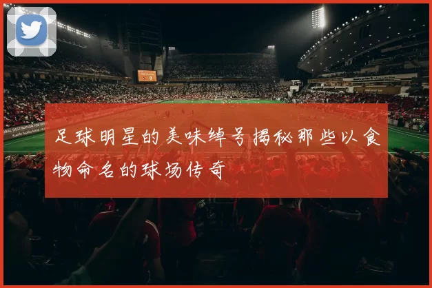 足球明星的美味绰号揭秘那些以食物命名的球场传奇