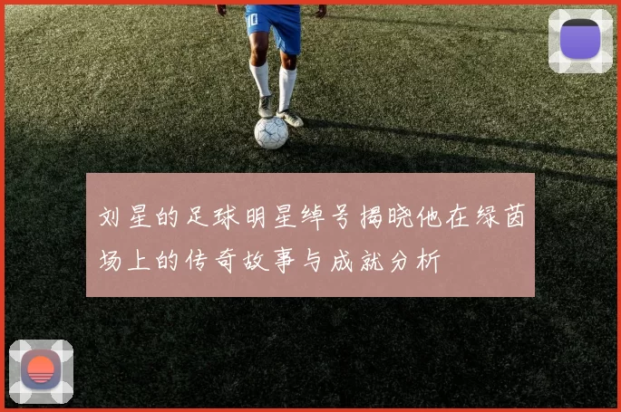 刘星的足球明星绰号揭晓他在绿茵场上的传奇故事与成就分析