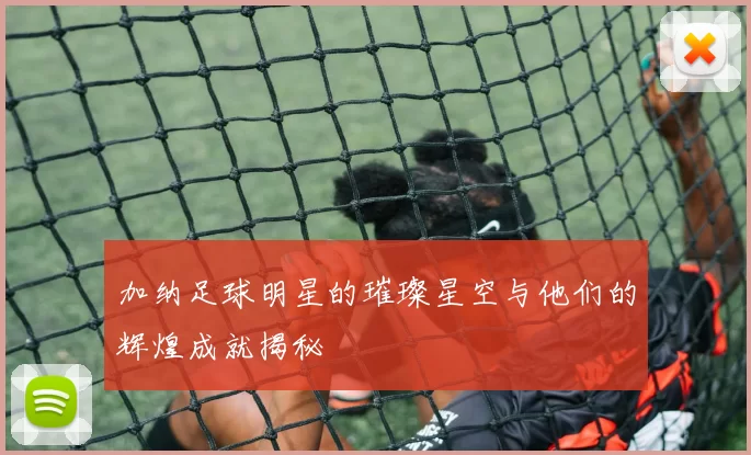 加纳足球明星的璀璨星空与他们的辉煌成就揭秘